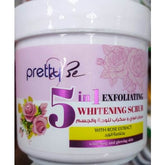 Pretty Be 5 in 1 Exfoliating Whitening Scrub With Rose